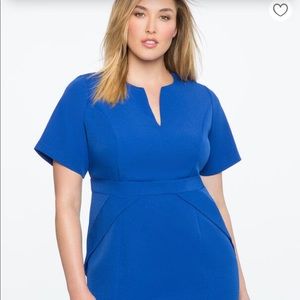 Eloquii v neck sheath dress